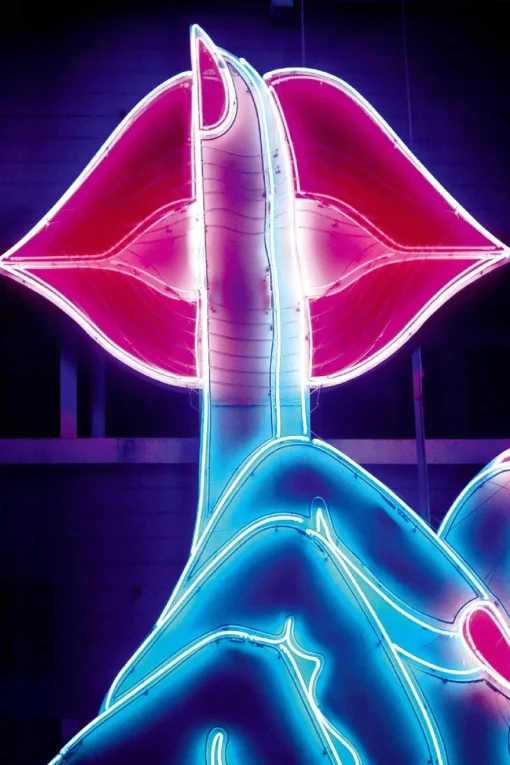 NANU-NANA Poster*Poster Neon Lips, Nr. 69