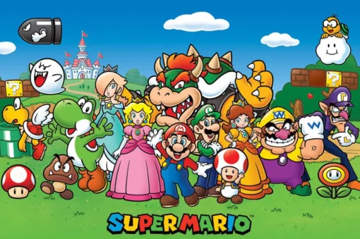 NANU-NANA Poster*Poster Super Mario Characters, Nr. 217