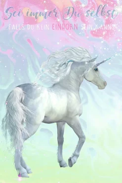 NANU-NANA Poster*Poster Unicorn Marble, Nr. 164