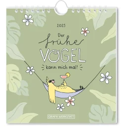 NANU-NANA Kalender & Planer|Weihnachtsgeschenke*Postkarten Kalender, 2025, Der Frühe Vogel