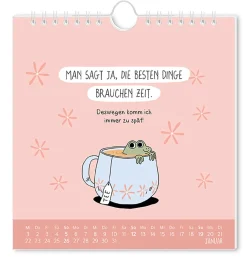 NANU-NANA Kalender & Planer|Weihnachtsgeschenke*Postkarten Kalender, 2025, Der Frühe Vogel