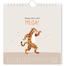 NANU-NANA Kalender & Planer|Weihnachtsgeschenke*Postkarten Kalender, 2025, Dieses Jahr Wird Mega