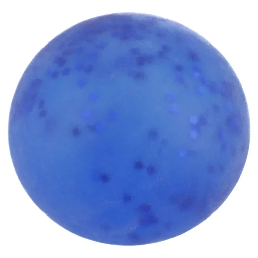 NANU-NANA Geschenkideen|Spielzeug*Quetschball Glitter/Maltose, Blau, 6 Cm