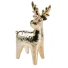 NANU-NANA Figuren|Weihnachtsdeko*Rentier Metallic, Gold, 17 Cm
