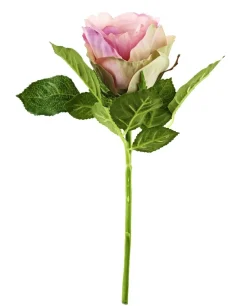 NANU-NANA Vasen & Kunstblumen|Frühlingsdeko*Rose, 30 Cm, Alt-rosa