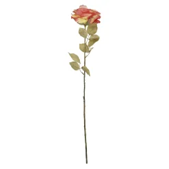 NANU-NANA Vasen & Kunstblumen|Herbstdeko*Rose Theresa, Orange, 63 Cm