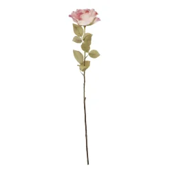NANU-NANA Vasen & Kunstblumen|Herbstdeko*Rose Theresa, Rosa, 63 Cm