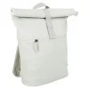NANU-NANA Geschenkideen|Rucksäcke*Rucksack Ronny, Rolltop, Mint/grau, 17 Liter