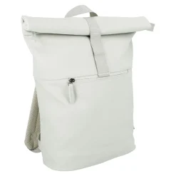 NANU-NANA Geschenkideen|Rucksäcke*Rucksack Ronny, Rolltop, Mint/grau, 17 Liter