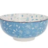 NANU-NANA Küche*Schale China, 680 Ml, Blau, Gräser, 15 Cm