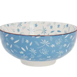 NANU-NANA Küche*Schale China, 680 Ml, Blau, Gräser, 15 Cm