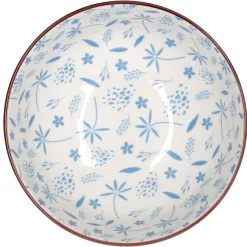 NANU-NANA Küche*Schale China, 680 Ml, Blau, Gräser, 15 Cm