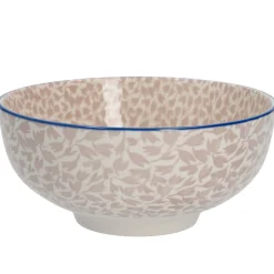 NANU-NANA Küche*Schale China, 680 Ml, Rosa, Tulpen, 15 Cm