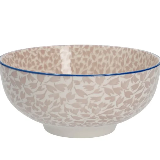 NANU-NANA Küche*Schale China, 680 Ml, Rosa, Tulpen, 15 Cm