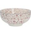 NANU-NANA Küche*Schale China, 680 Ml, Rosa, Wiese, 15 Cm