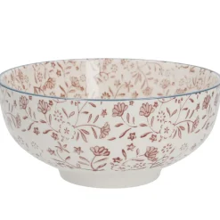 NANU-NANA Küche*Schale China, 680 Ml, Rosa, Wiese, 15 Cm