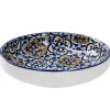 NANU-NANA Küche*Schale China, Flach, Blau/gelb, 15 Cm