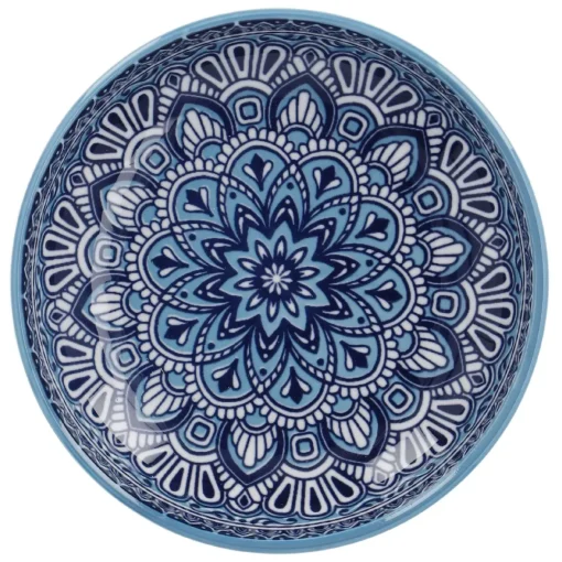 NANU-NANA Küche*Schale China, Flach, Blau/hellblau, 15 Cm