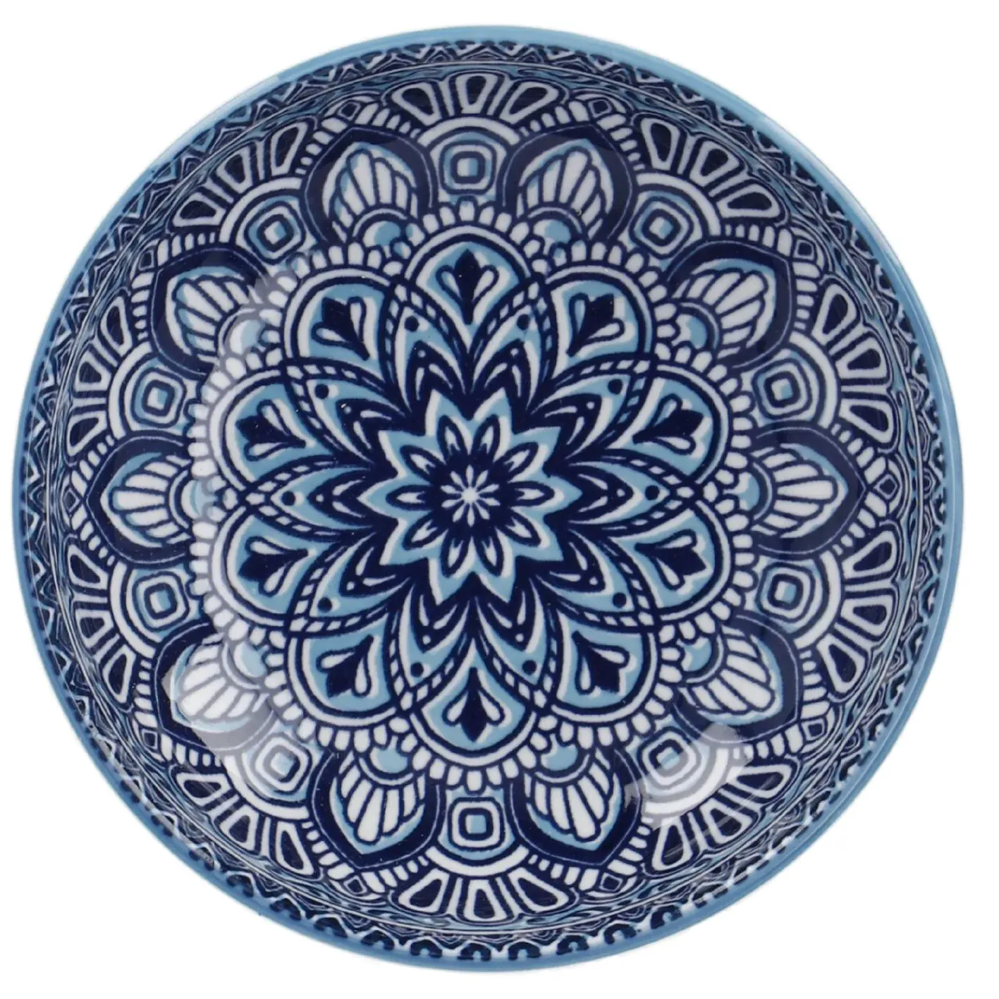 NANU-NANA Küche*Schale China, Flach, Blau/hellblau, 12 Cm