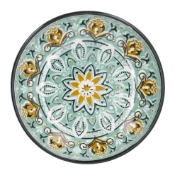 NANU-NANA Küche*Schale China, Flach, Grün/braun, 9 Cm