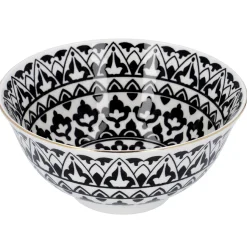 NANU-NANA Küche*Schale China, Groß, Schwarz/weiß, Orient