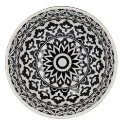 NANU-NANA Küche*Schale China, Groß, Schwarz/weiß, Orient