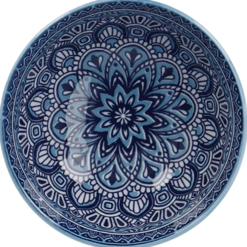 NANU-NANA Küche*Schale China, Hoch, Blau/hellblau, 9.5 Cm