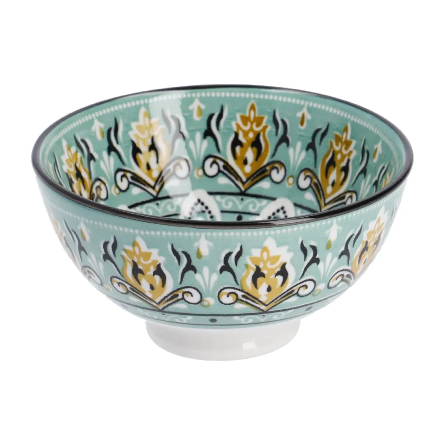 NANU-NANA Küche*Schale China, Hoch, Grün/braun, 9.5 Cm