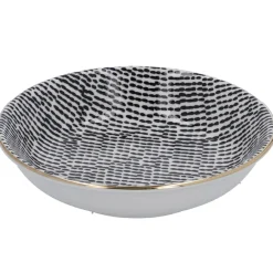 NANU-NANA Jga|Shop The Geschenk*Schale China, Klein, Schwarz/weiß, Striche