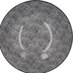 NANU-NANA Jga|Küche*Schale China Mit Rand, Striche, Schw/wss, 17 Cm