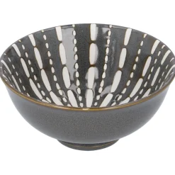 NANU-NANA Küche*Schale China, Relief, Striche/Punkte, 12 Cm