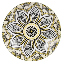 NANU-NANA Küche*Schale Lisa, Flach, Gelb, 20 Cm