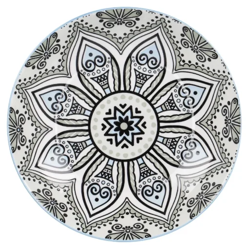NANU-NANA Küche*Schale Lisa, Flach, Grün, 20 Cm