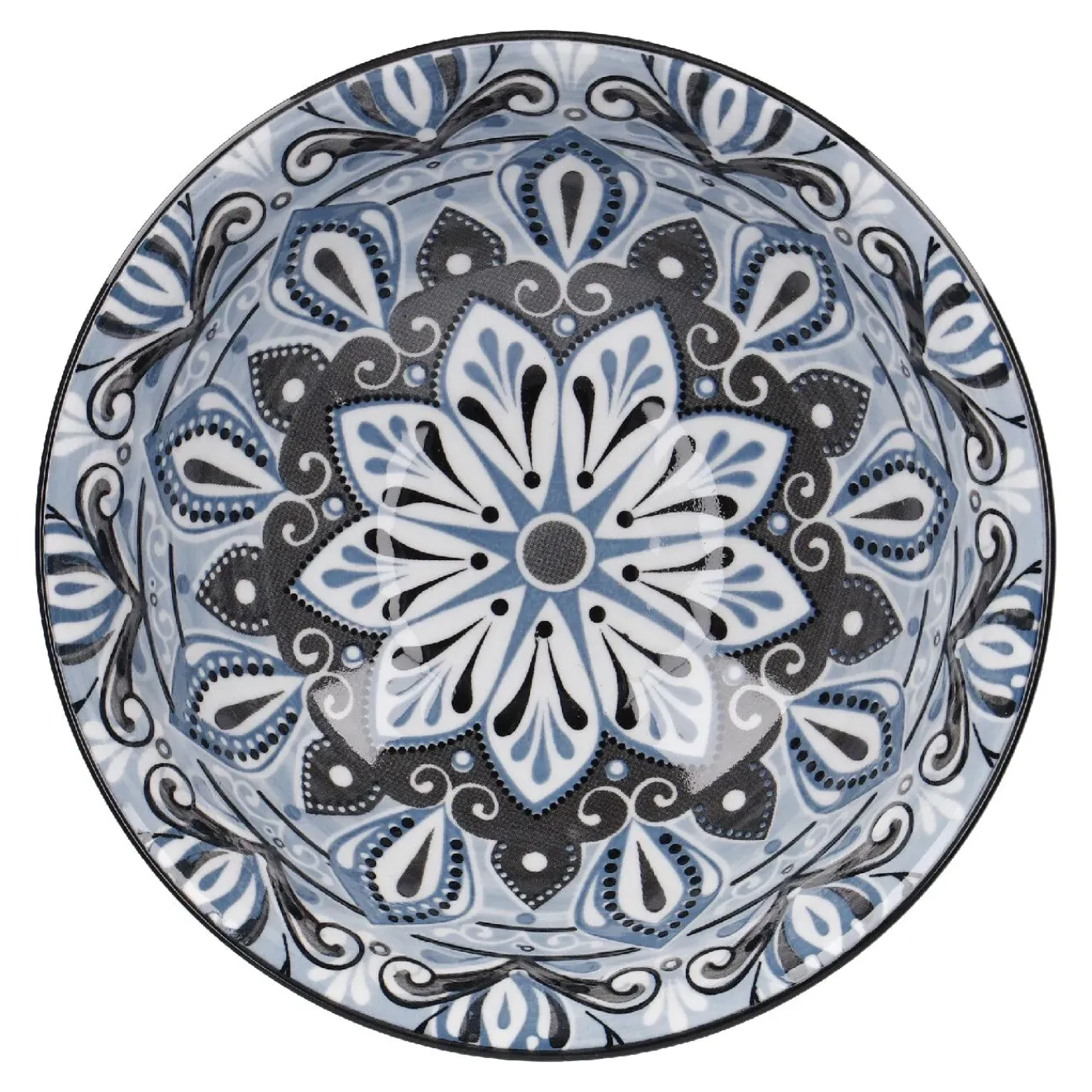 NANU-NANA Küche*Schale Lisa, Tief, Blau, 15 Cm