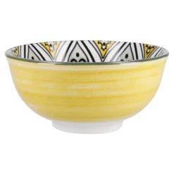 NANU-NANA Küche*Schale Lisa, Tief, Gelb, 11 Cm