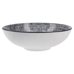 NANU-NANA Küche*Schale Malina, Flach, No. 1/Striche, 21 Cm
