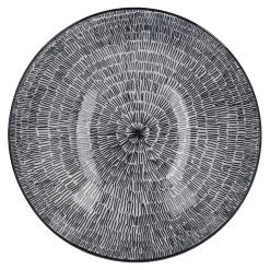 NANU-NANA Küche*Schale Malina, Flach, No. 1/Striche, 21 Cm