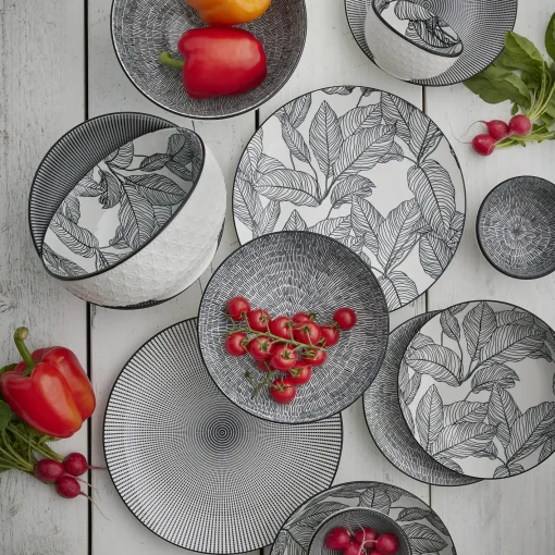 NANU-NANA Küche*Schale Malina, No. 1/Striche, 20 Cm