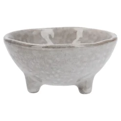 NANU-NANA Küche*Schale Mit Fuß Dina, Creme, 9 Cm