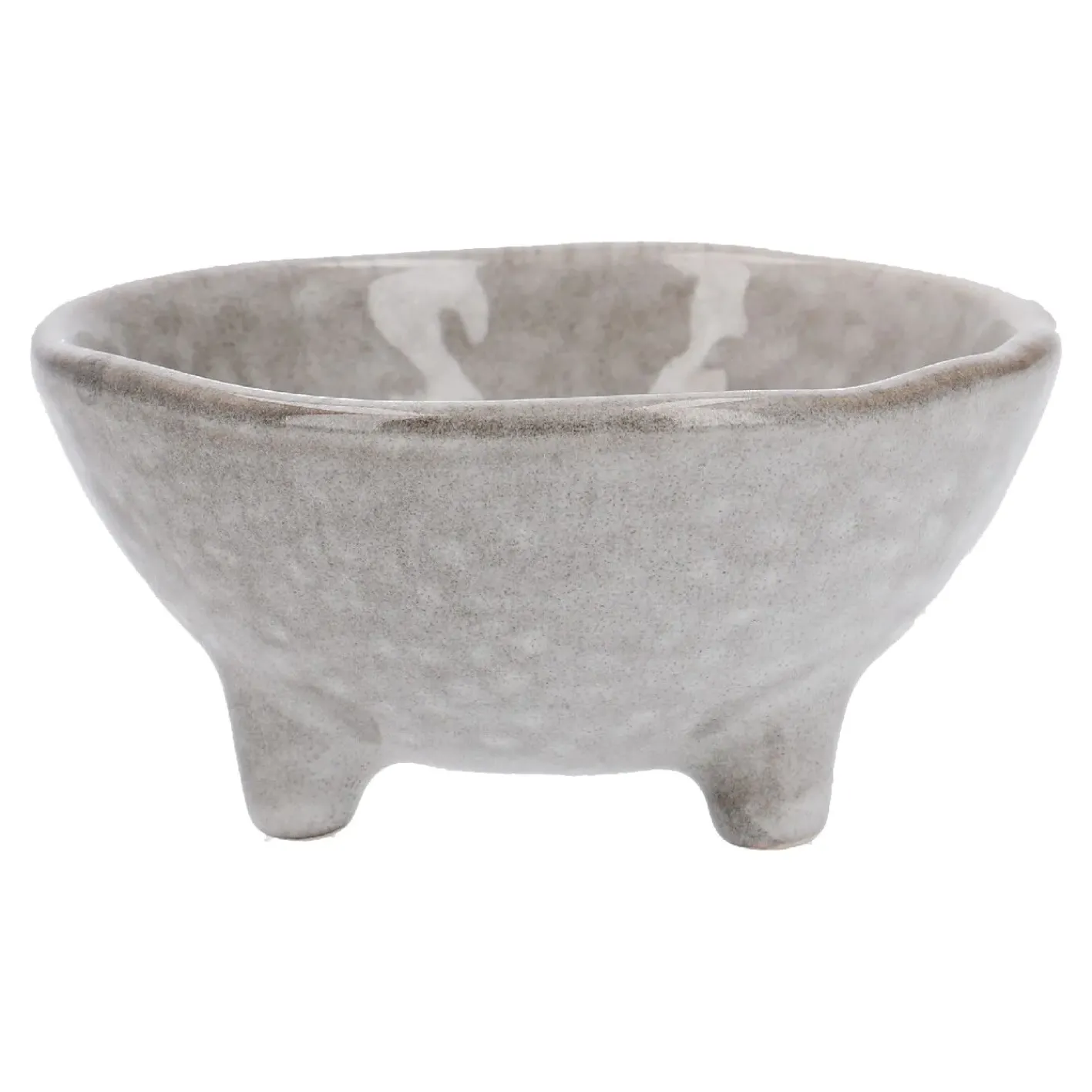 NANU-NANA Küche*Schale Mit Fuß Dina, Creme, 9 Cm