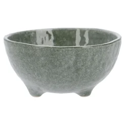 NANU-NANA Küche*Schale Mit Fuß Dina, Grün, 11 Cm