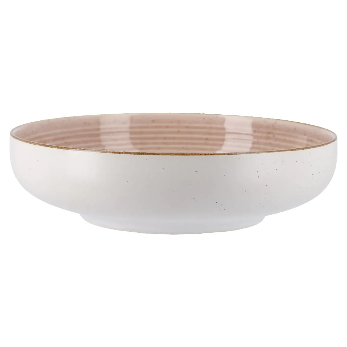 NANU-NANA Küche*Schale Rille, Creme, 16 Cm
