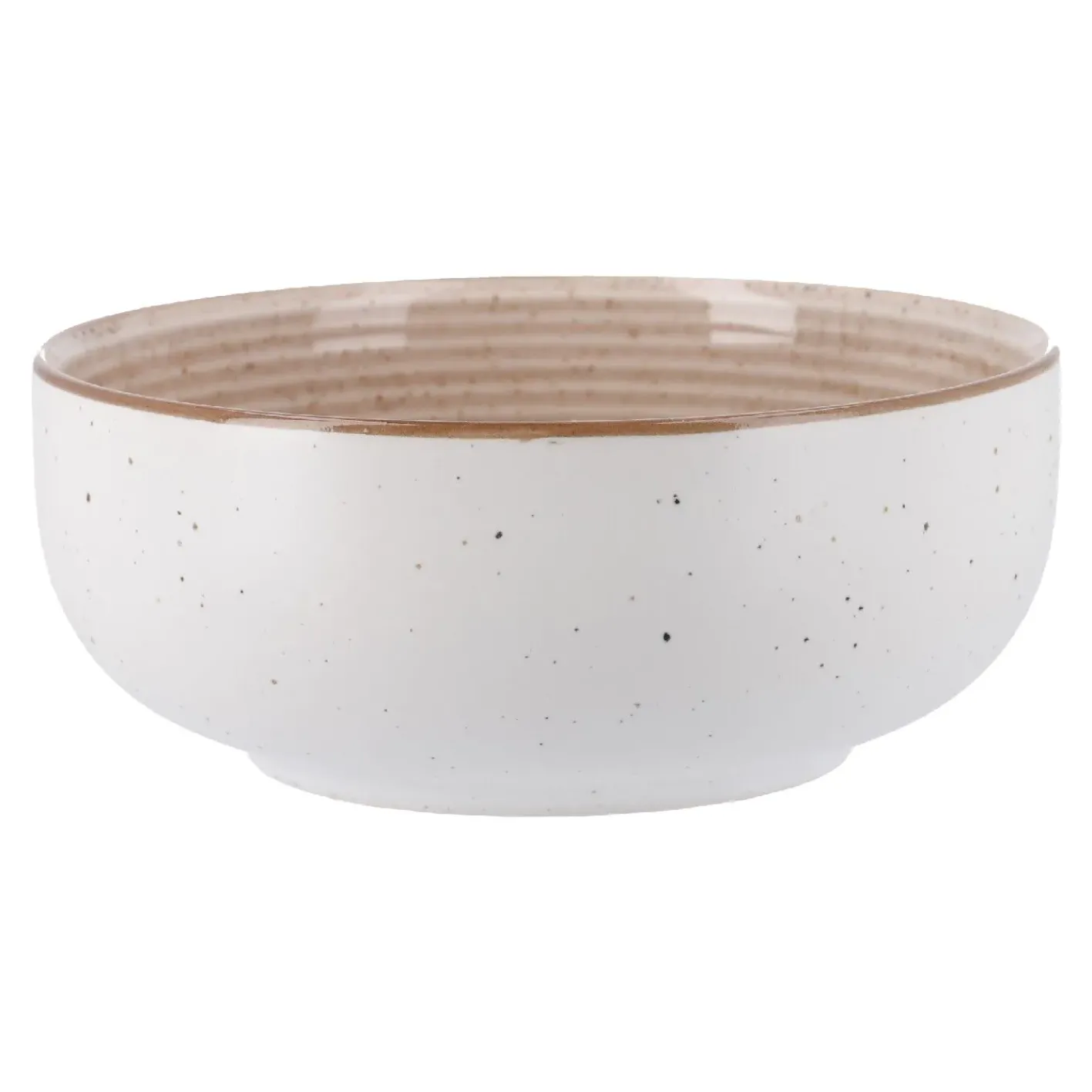 NANU-NANA Küche*Schale Rille, Creme, 11 Cm
