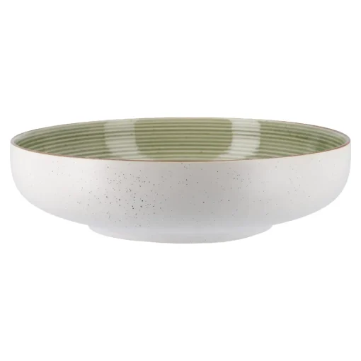 NANU-NANA Küche*Schale Rille, Grün, 20 Cm