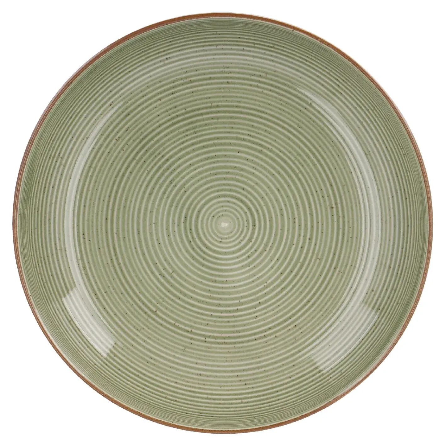 NANU-NANA Küche*Schale Rille, Grün, 20 Cm