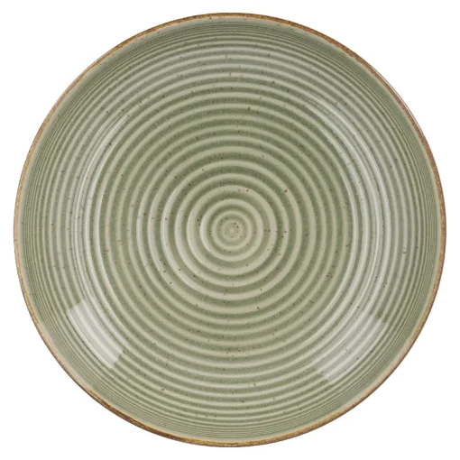NANU-NANA Küche*Schale Rille, Grün, 16 Cm