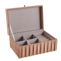 NANU-NANA Geschenkideen|Fashion*Schmuckbox Edel, Creme, 18 Cm