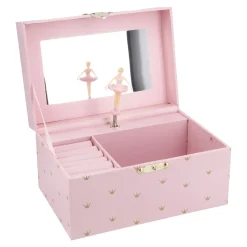 NANU-NANA Fashion*Schmuckbox Musik, Krone, 18 Cm
