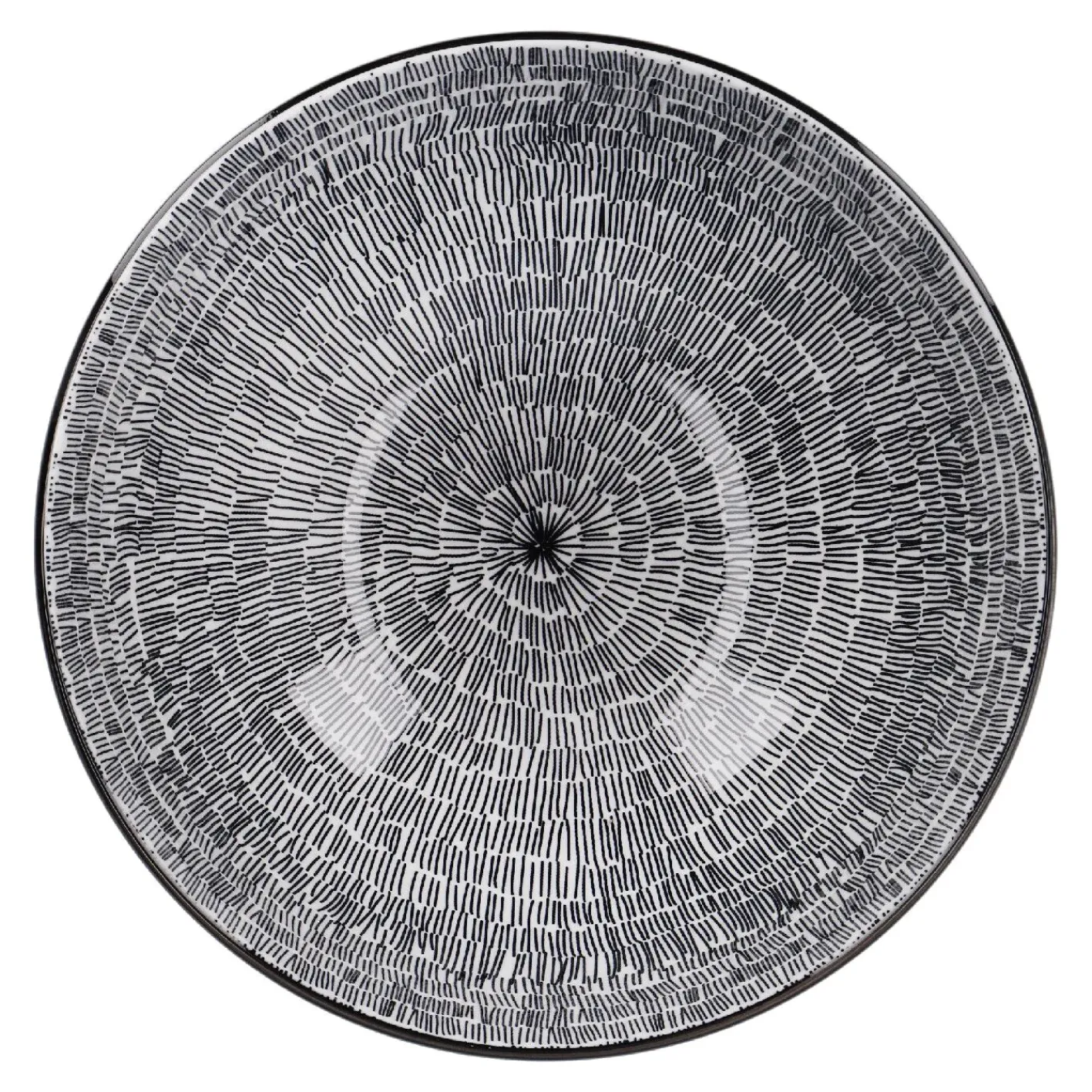 NANU-NANA Küche*Schüssel Malina, No. 1/Striche, 21 Cm