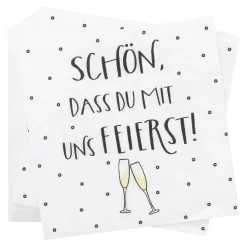 NANU-NANA Küche*Serviette Feiern, 20 Stück